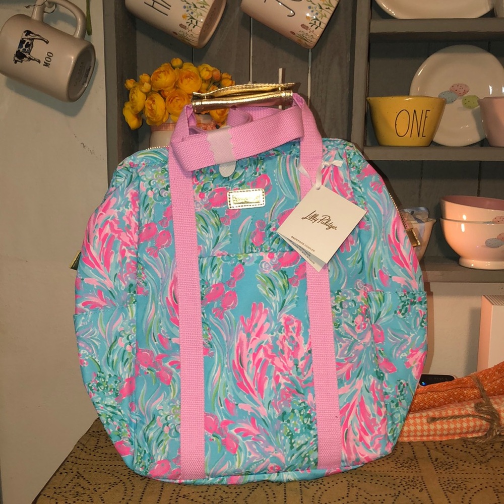 Lilly Pulitzer Backpack Cooler - Picture 1 of 6